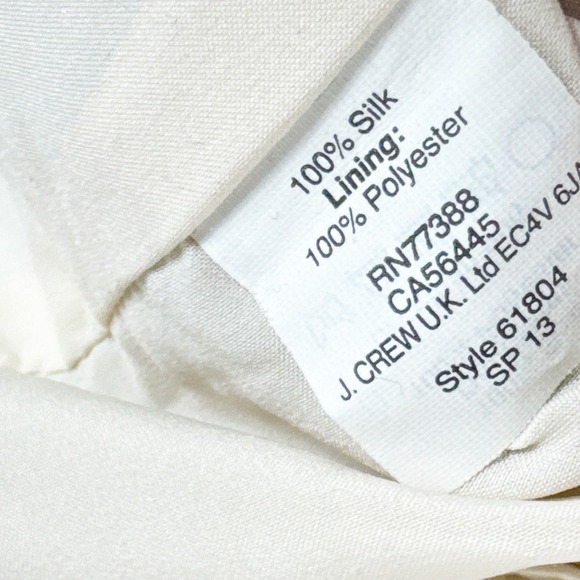 Madewell Silk Safari Print Mini Dress Women Size 8 Beige Animal Graphic - Picture 7 of 7